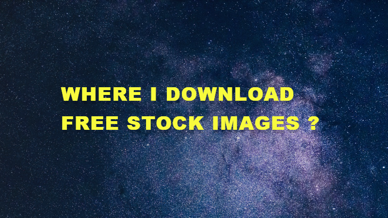 Where i download Free Stock Images