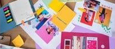 Brand kit flat lay